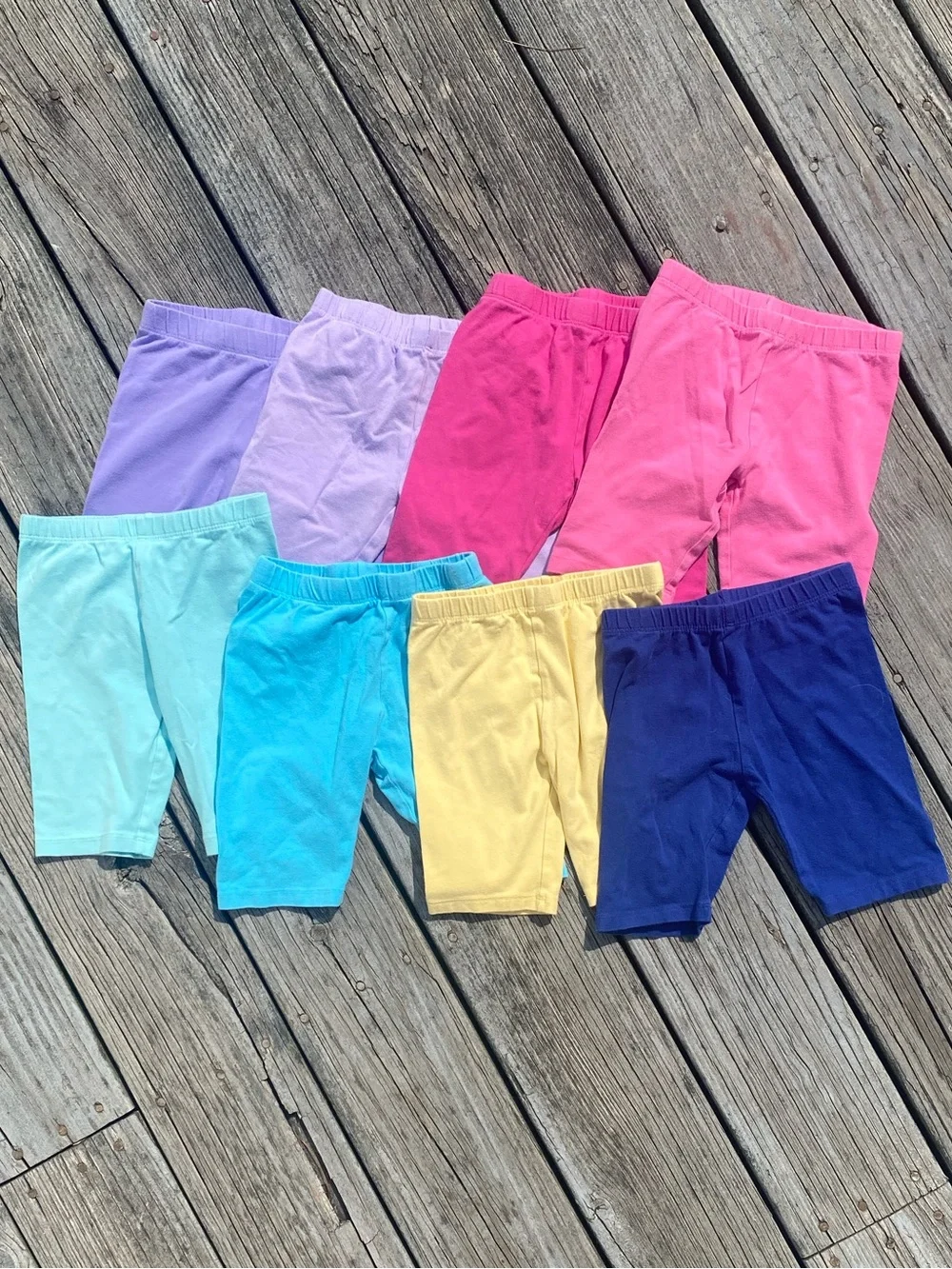 Children’s Place Girls Colorful Stretch Bike Shorts